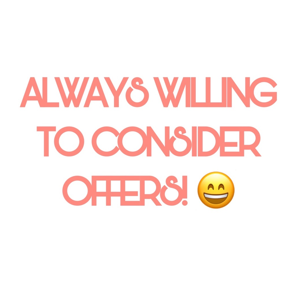 OFFERS ARE WELCOMED!